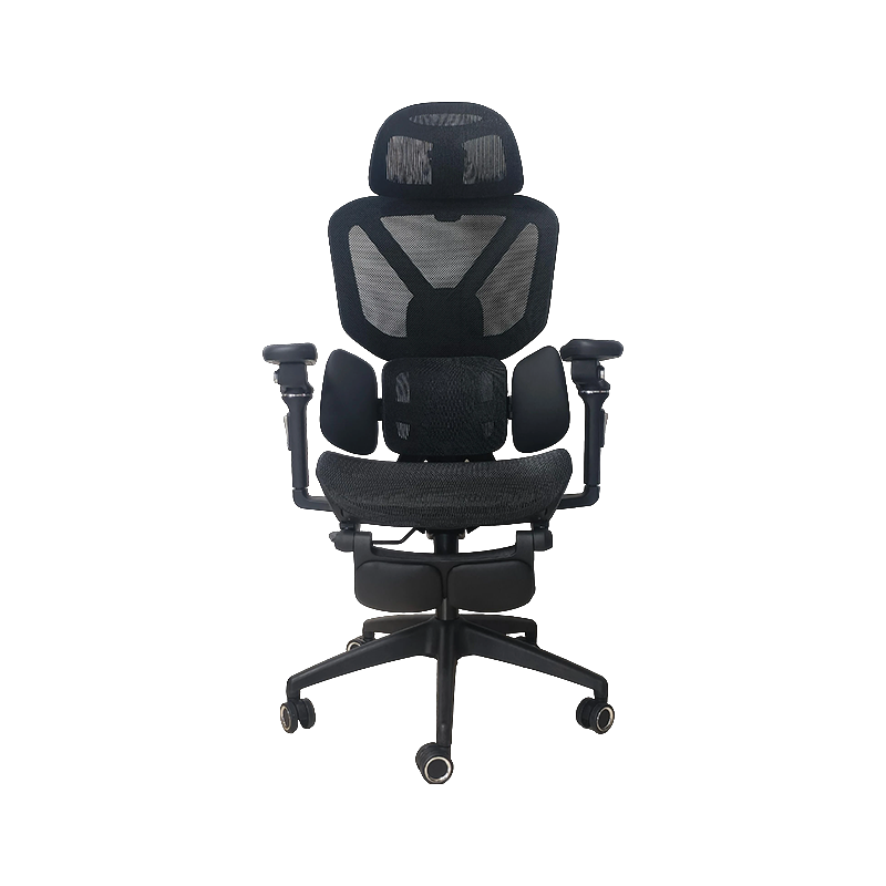 Chaise de bureau noire en maille respirante de haute qualité